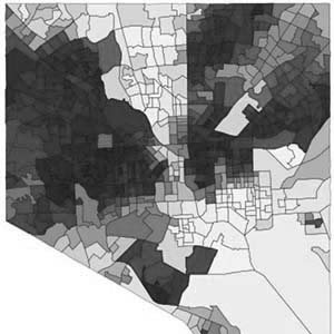 Map of the Black Butterfly in Baltimore by Peter Horton, peter-horton.com/